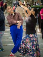 Many seniors dance every morning in the park. We visit real places, with real people living their lives.